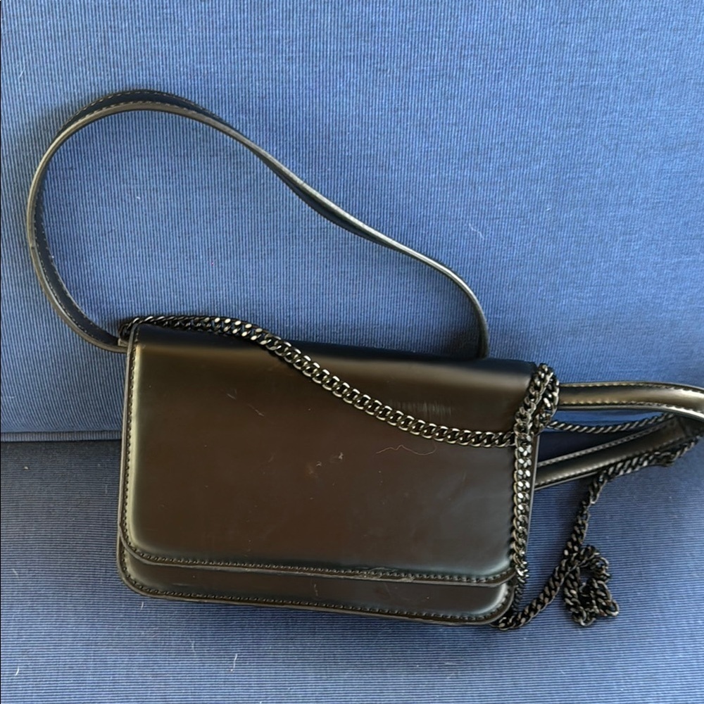 Urban Outfitters Black Crossbody Bag Quilted Design